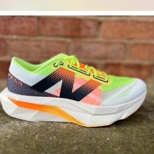 New Balance FullCell Super Lime Green White Orange Pink Performance Running Shoe